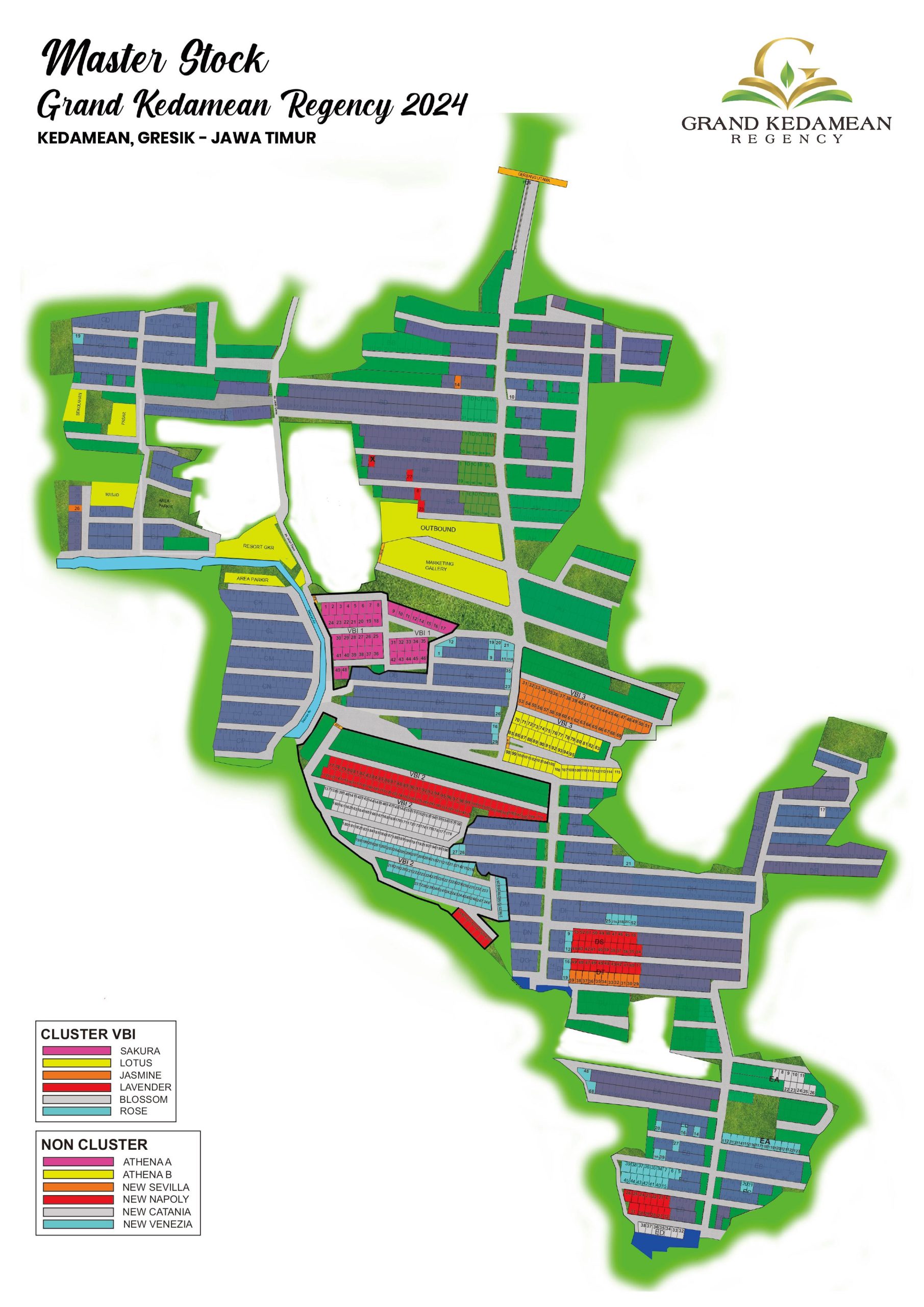 STOCK GKR TERBARU POLOS